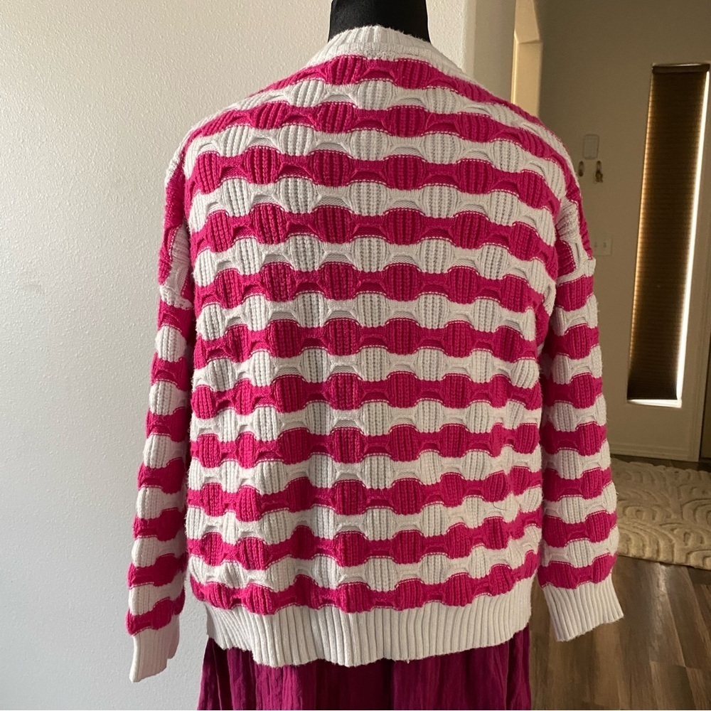 Belldini button down knit cardigan sweater top size M - Picture 8 of 10